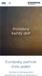 Mobile Screenshot of berendsen.sk